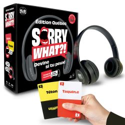 JEU JEU SORRY WHAT?! - ÉDITION QUÉBEC (0725)